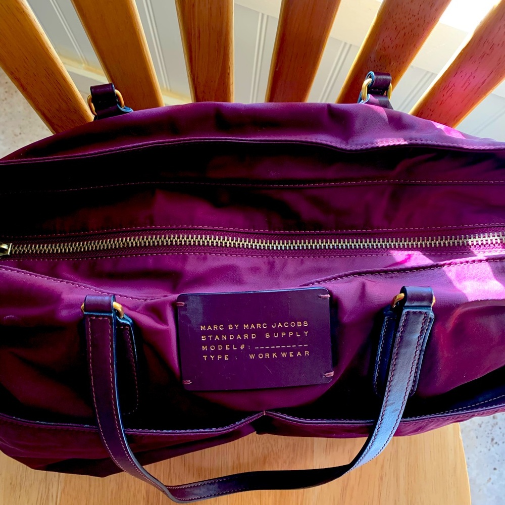 Marc by Marc Jacobs standard supply type workwear purple tote